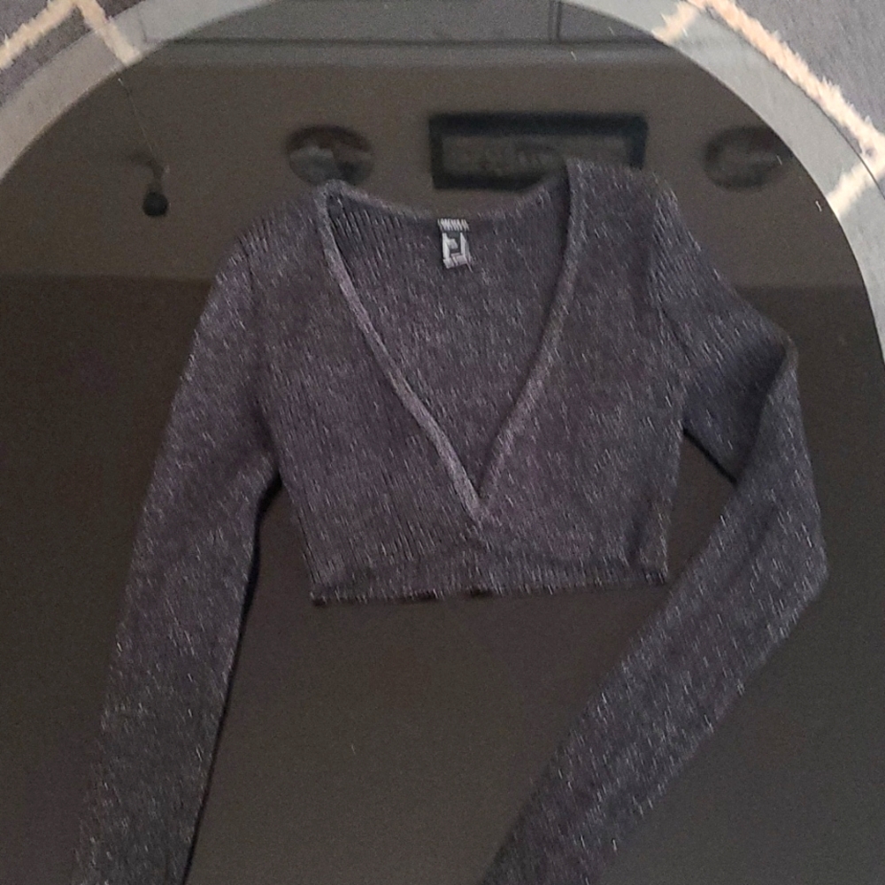 Sparkly black sweater